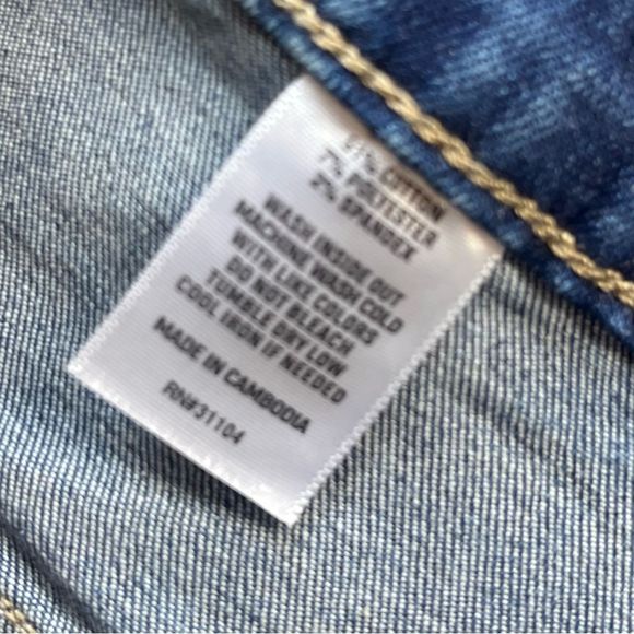 Wonderly High Rise Pull On Skinny Crop Jeans Size 24W NWT - Picture 4 of 6